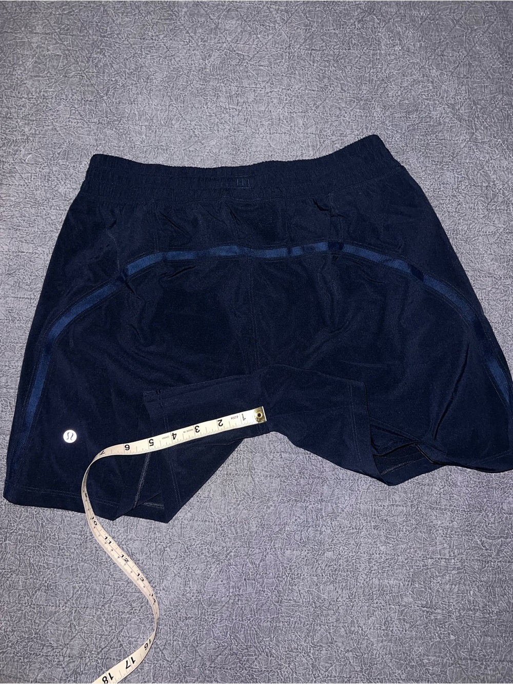 lululemon Pace Breaker Linerless Short 5" Small Navy Blue - Picture 2 of 8